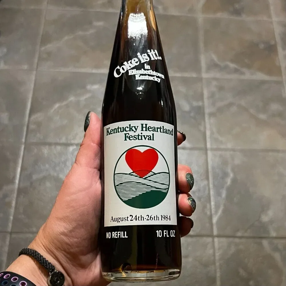 Vintage Third Annual Kentucky Heartland Festival Coke Bottle 10 Oz 1984 Unopened - Picture 6 of 11